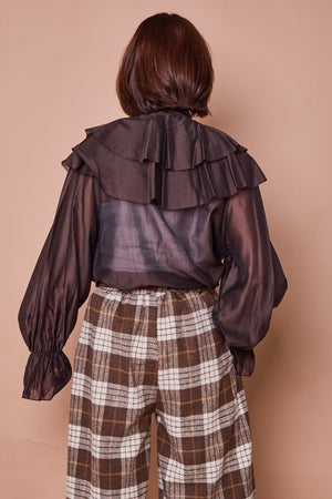 mackenzie shirt in chocolate