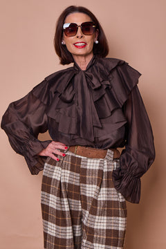 mackenzie shirt in chocolate