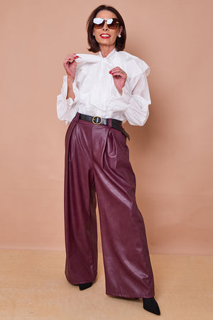 Piero Trousers in melberry