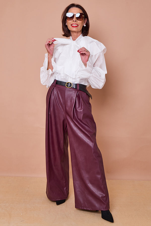 Piero Trousers in melberry