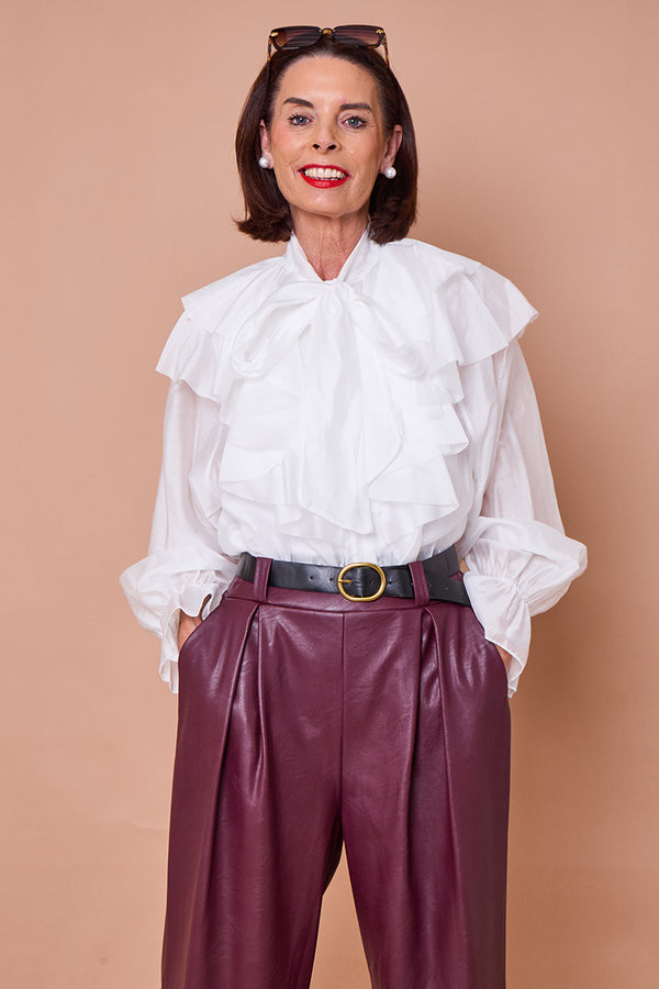 mackenzie shirt in white
