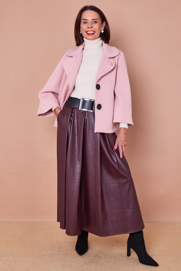 Monica elegance jacket in blush