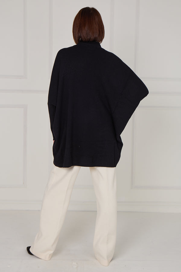 Colette embelished star knitwear in black