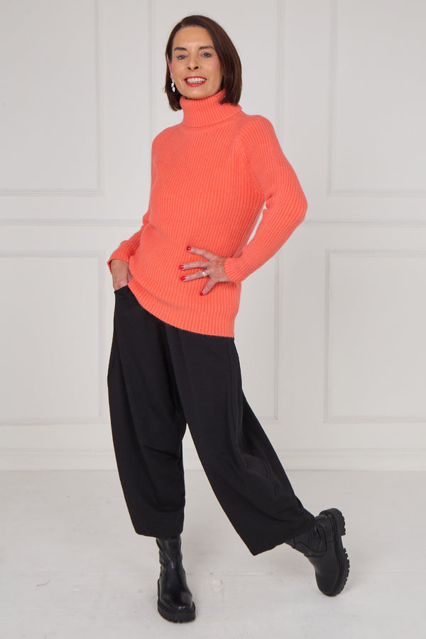 Margo polar neck in burnt orange