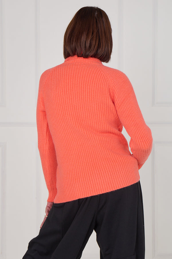 Margo polar neck in burnt orange