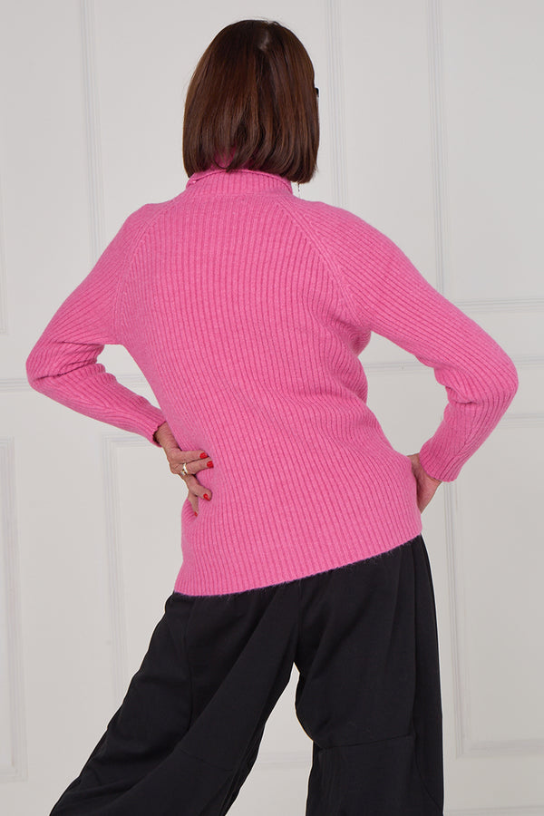 Margo polar neck in candy pink