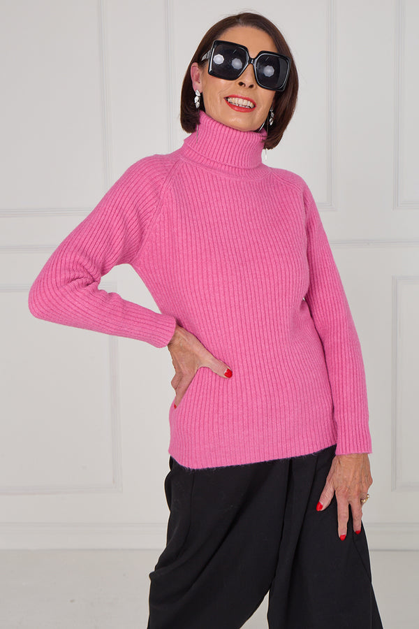 Margo polar neck in candy pink