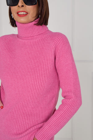 Margo polar neck in candy pink