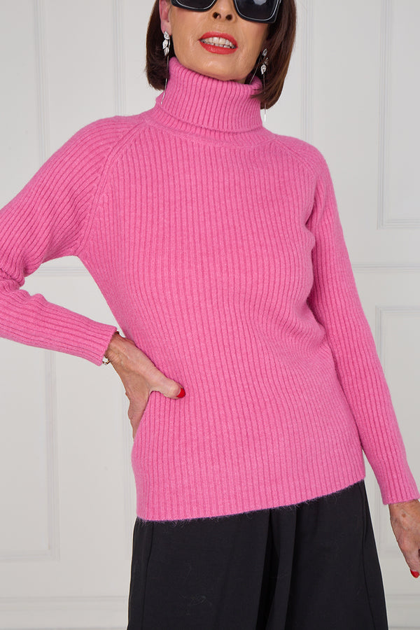 Margo polar neck in candy pink