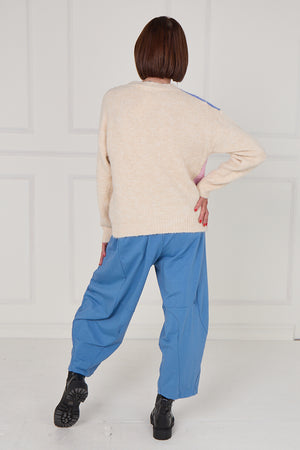 linda knitwear in multi