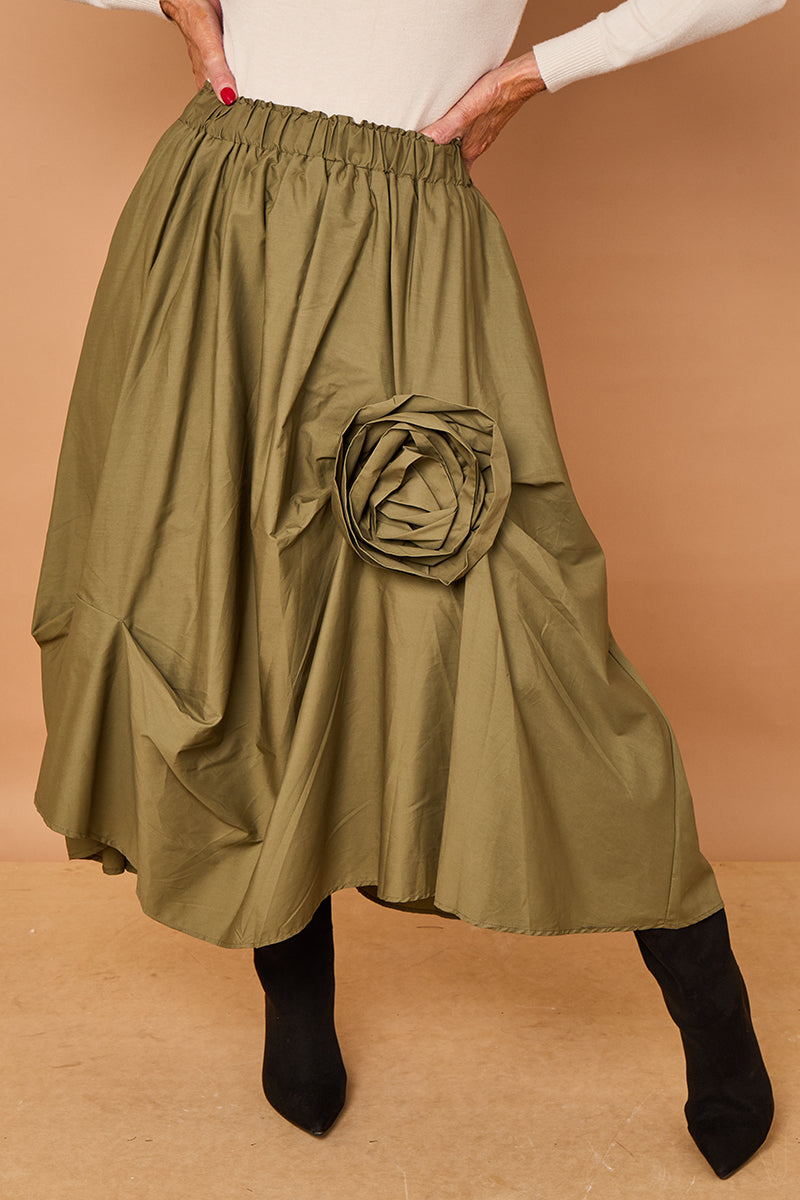 Margo waterfall skirt in sage