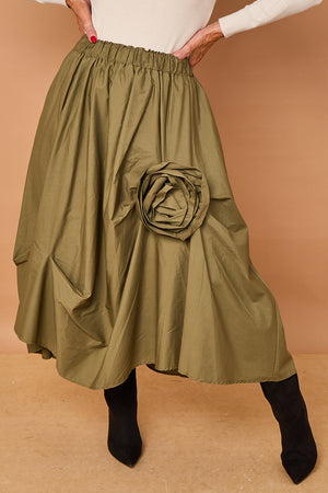 Margo waterfall skirt in sage