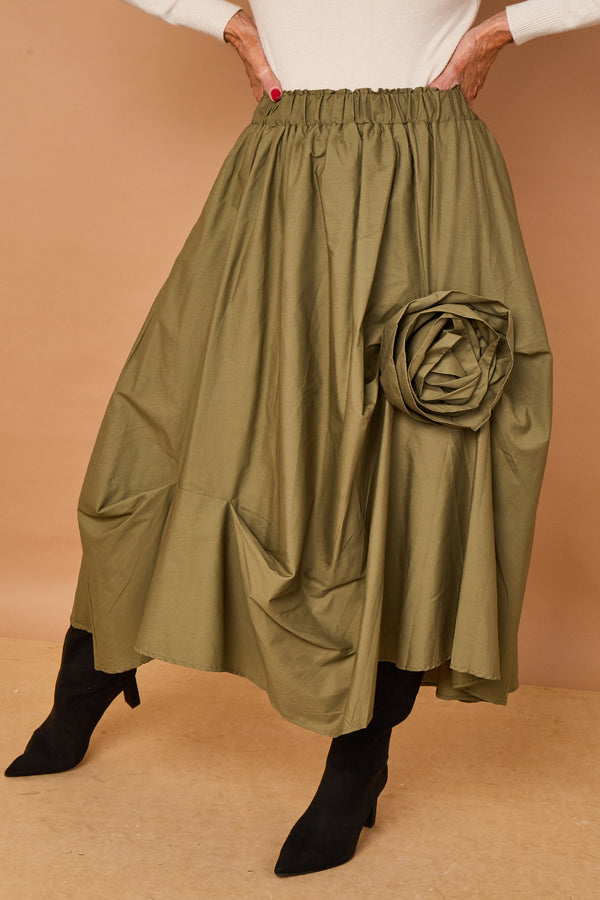 Margo waterfall skirt in sage