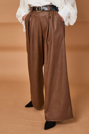 Piero Trousers in chocolate