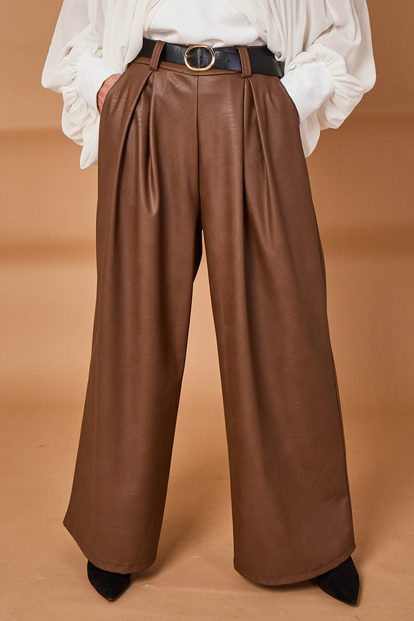 Piero Trousers in chocolate