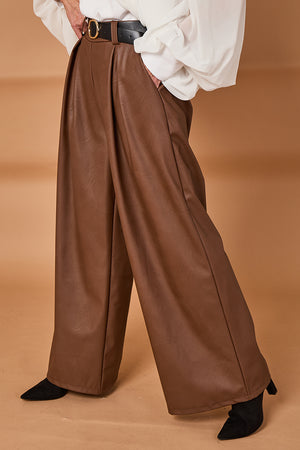 Piero Trousers in chocolate