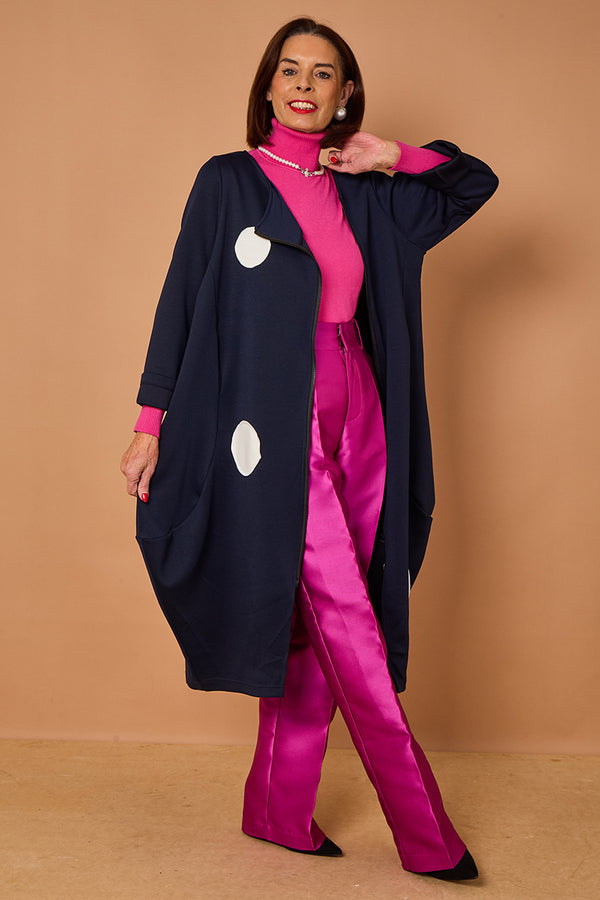 Mississippi Dotty jacket in navy