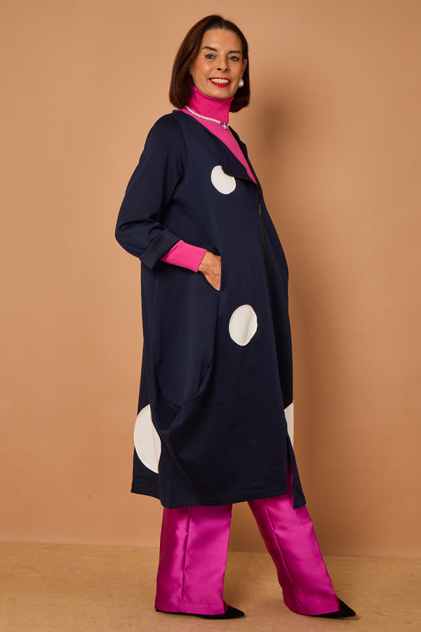 Mississippi Dotty jacket in navy