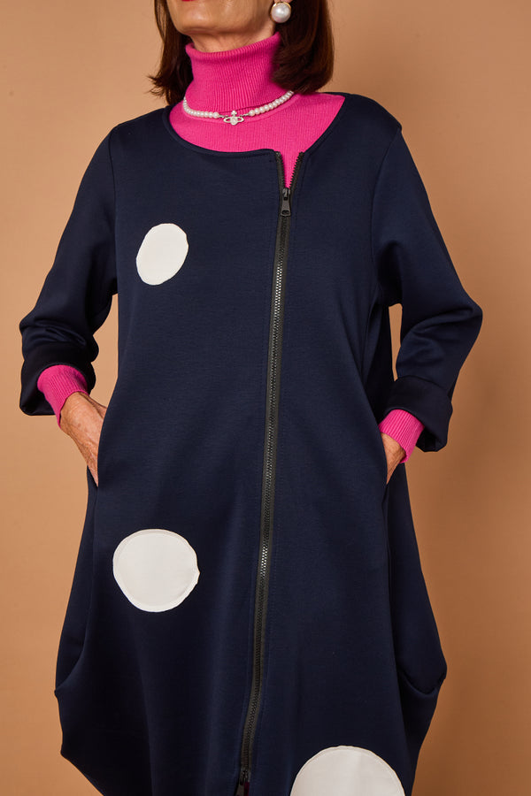Mississippi Dotty jacket in navy