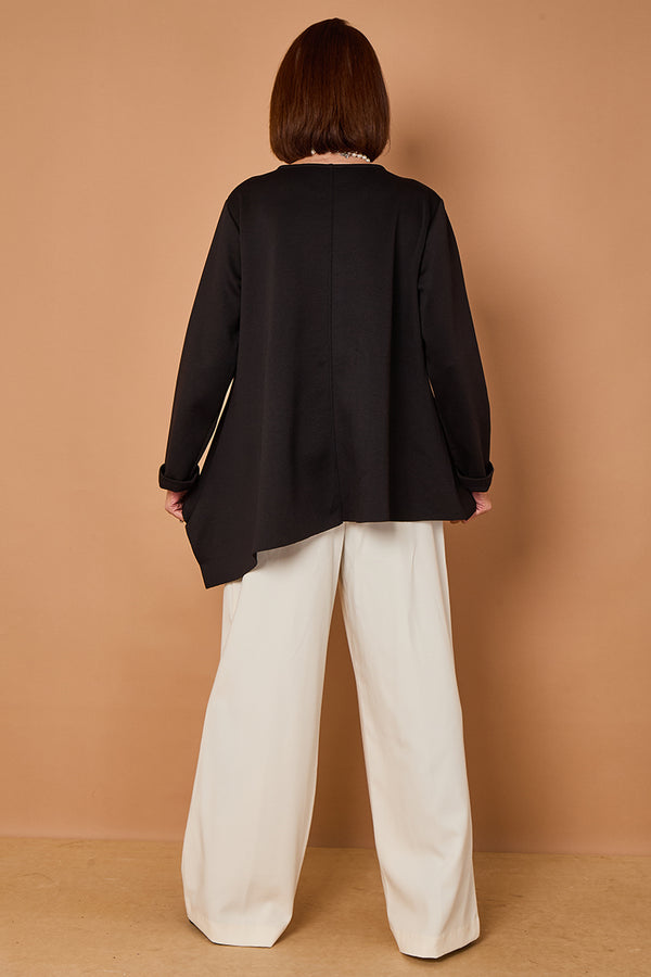 Bruno waterfall top in black