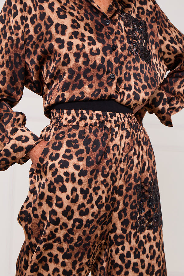 katheline CO-ord suit in leopard print