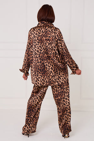 katheline CO-ord suit in leopard print