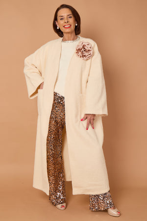 goodwin waterfall longcoat in cream