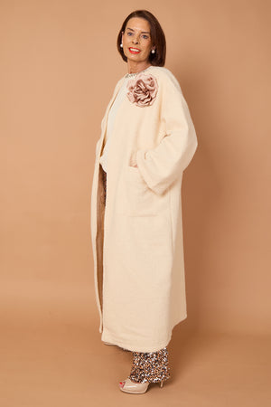 goodwin waterfall longcoat in cream