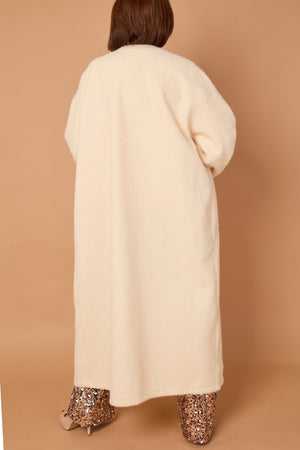 goodwin waterfall longcoat in cream