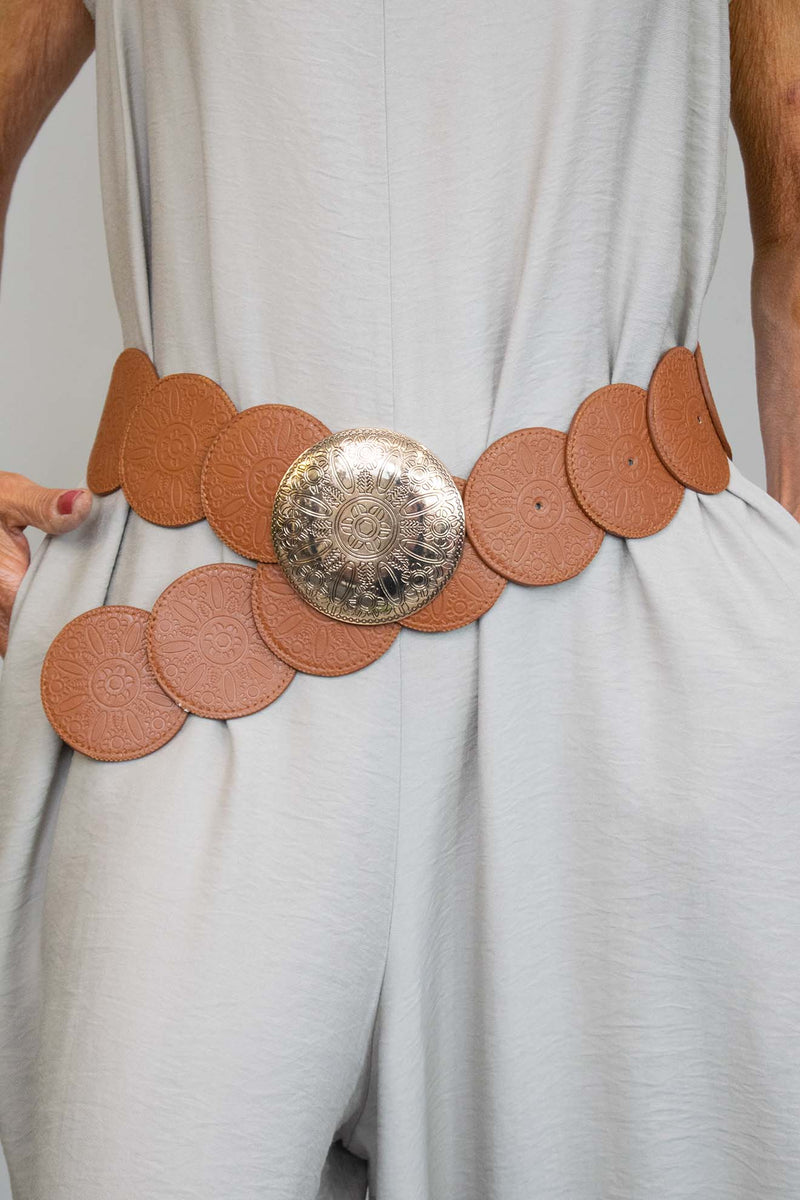 Boho Belt in Camel