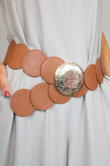 Boho Belt in Camel