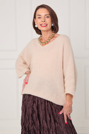Ruby knitwear in beige