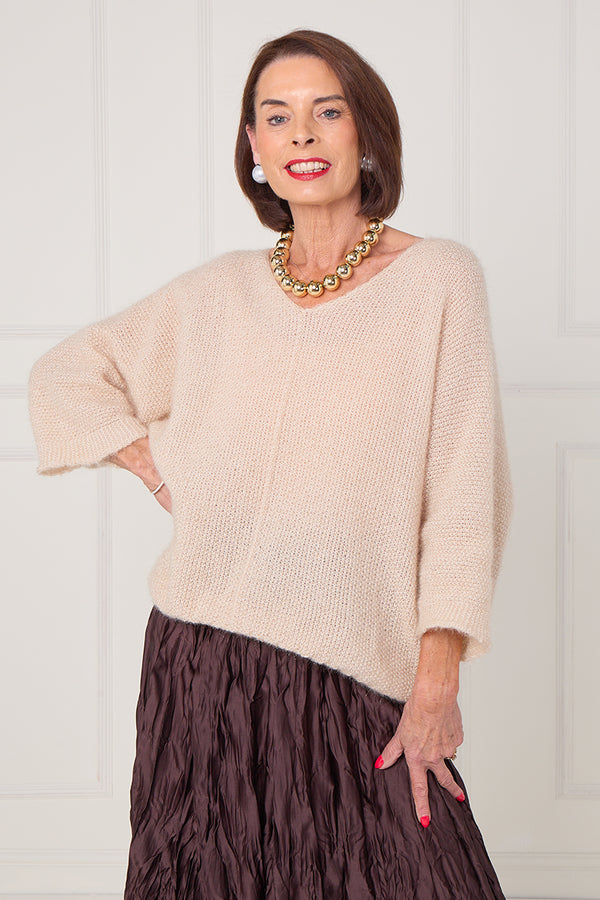 Ruby knitwear in beige