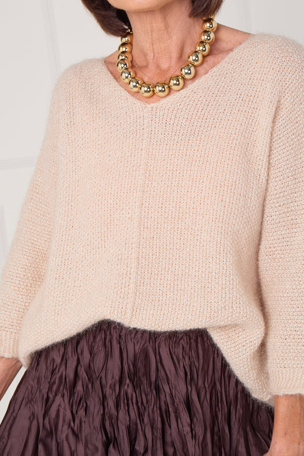 Ruby knitwear in beige