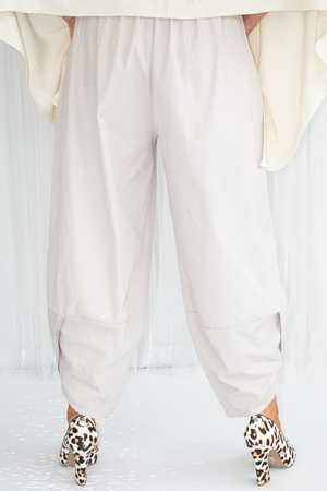 Kennedy Cotton Cocoon Trouser in cream