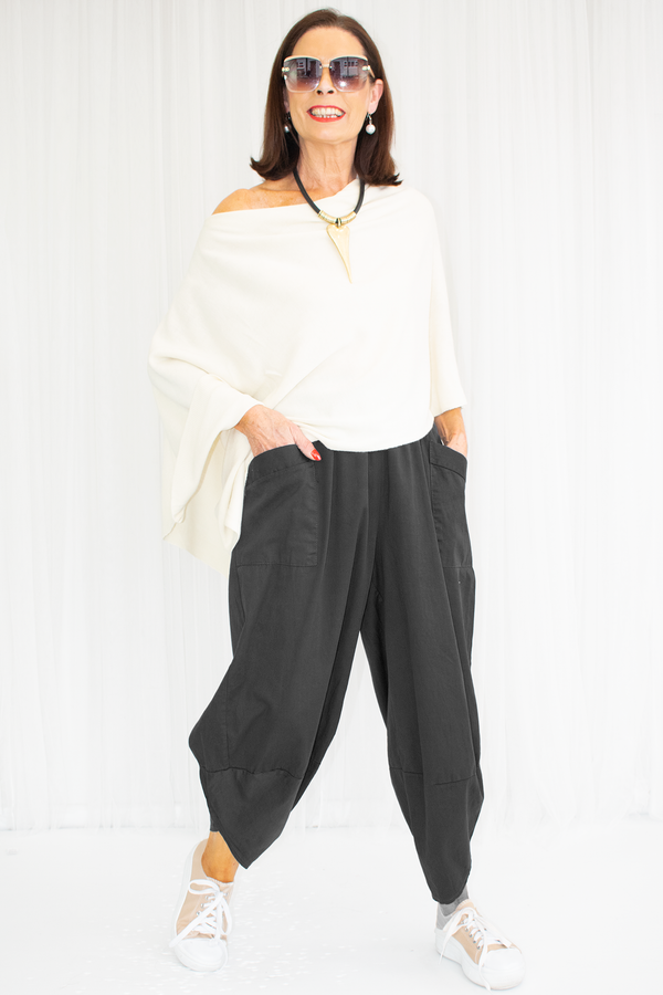 CORSE BALLOON Trouser IN BLACK