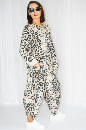 Trixie Cocoon Style Top in Cheetah Print PRE ORDER 2 SEPTEMBER