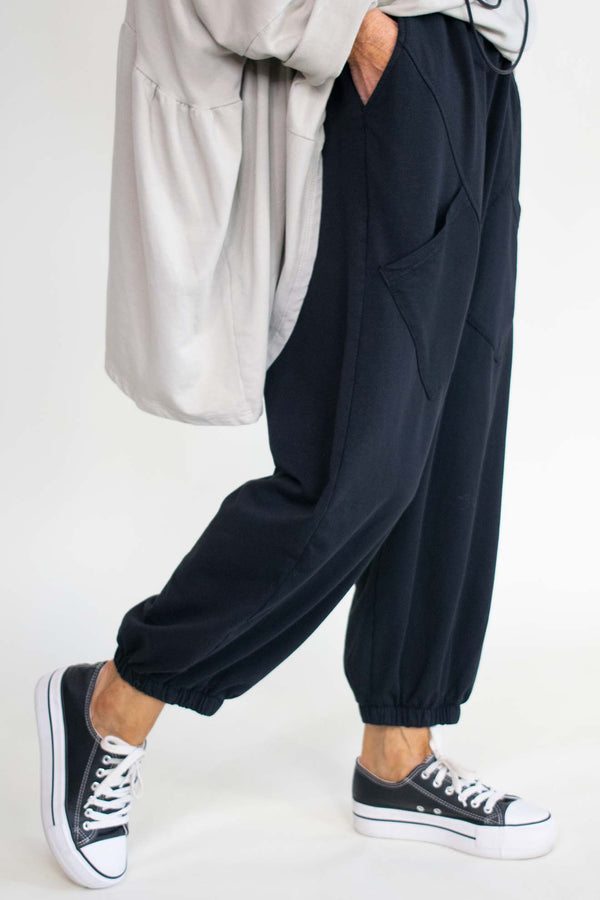 Joannah Cocoon Trousers in Black