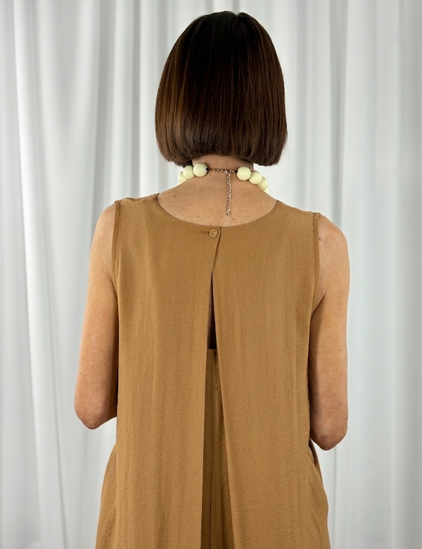 Cortina Jumpsuit in camel
