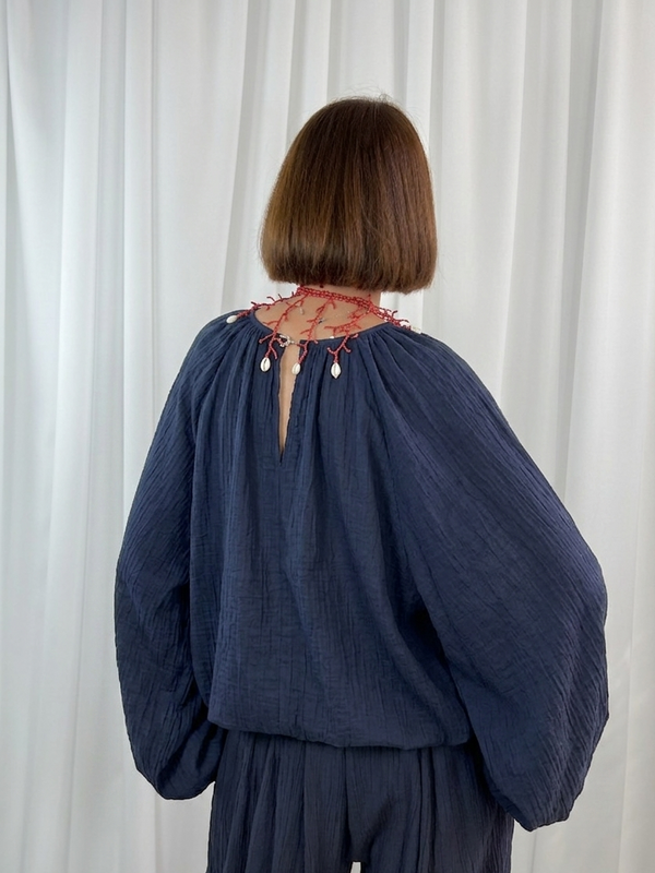 Jacquie Top in navy