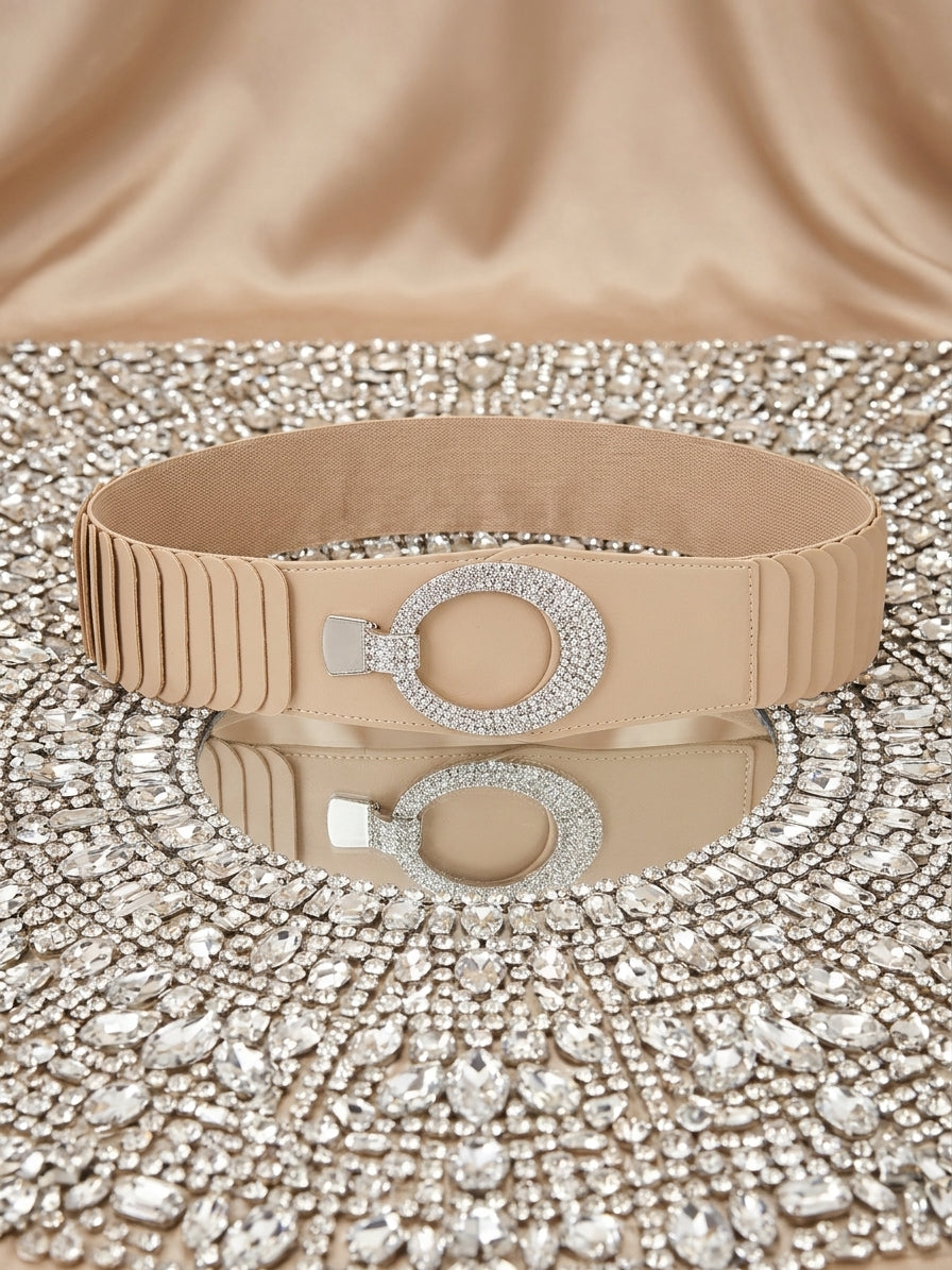 kennedy diamnte belt in beige