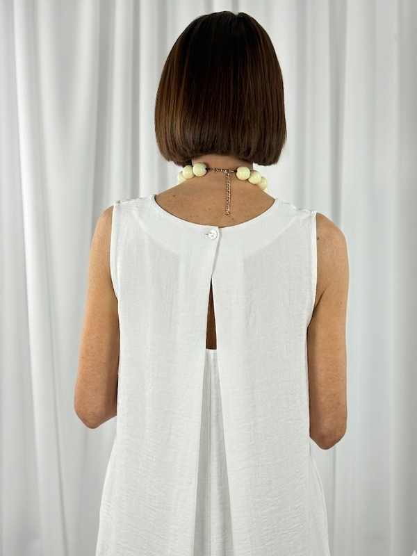 Cortina Jumpsuit in white