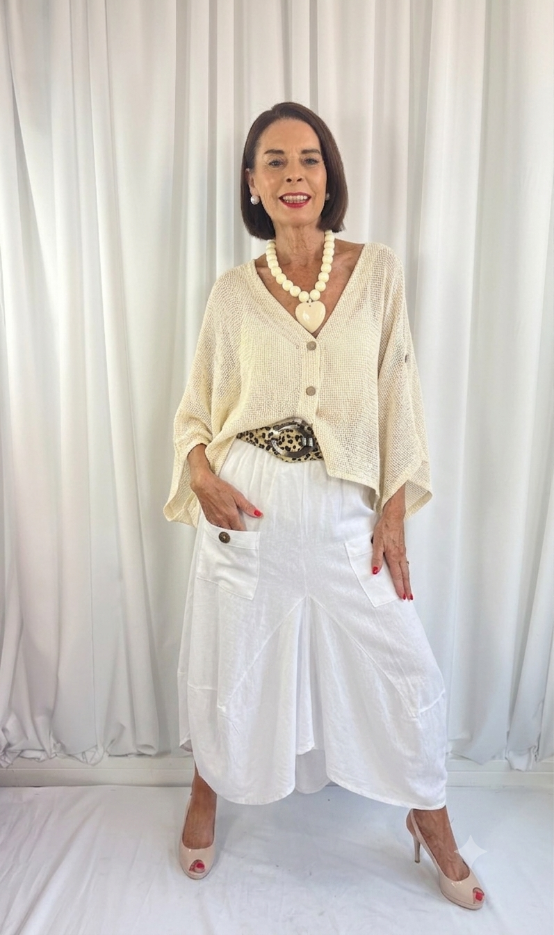 Marlo Trousers in white