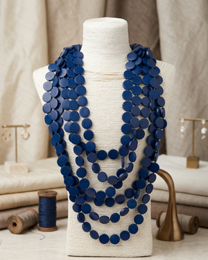 Florentina necklace in royal blue