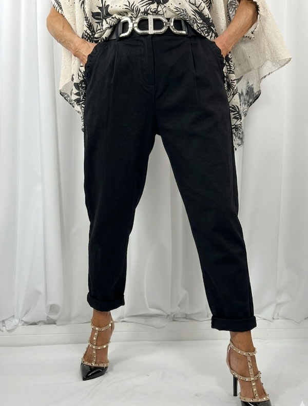 Palma tailored trousers in black