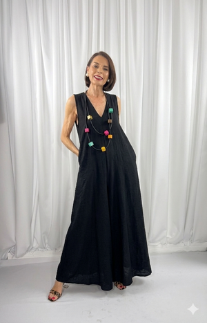 Cortina Jumpsuit in black - Bond Street Store