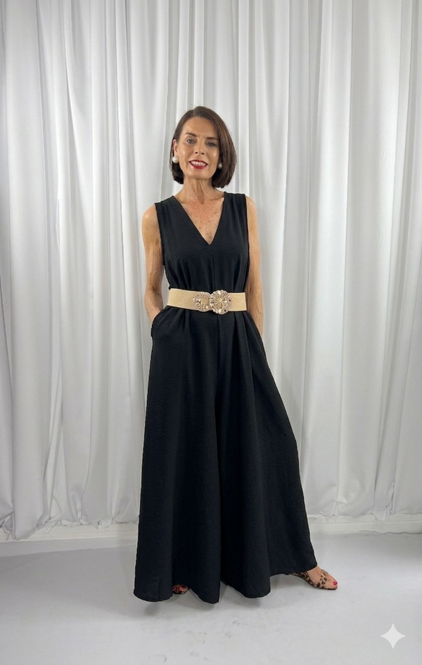Cortina Jumpsuit in black - Bond Street Store