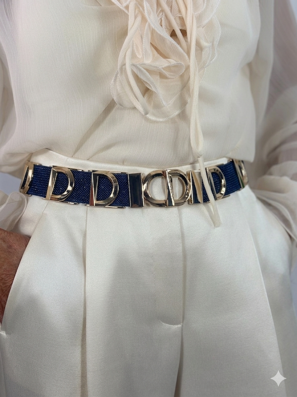 Oporto belt in navy - Bond Street Store
