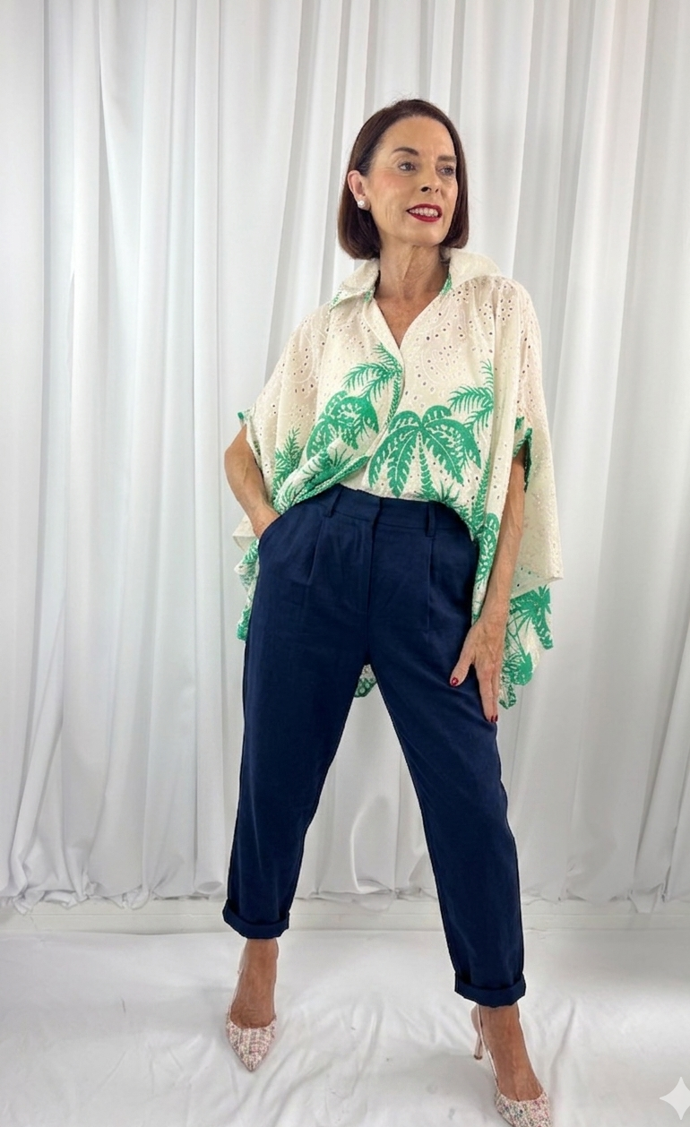 Palma tailored trousers in navy
