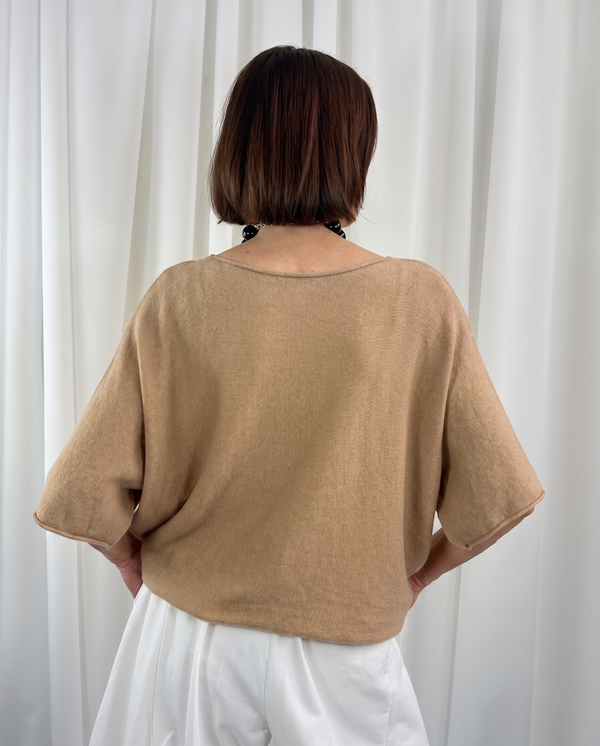 Saliyan knitwear in biscuit - Bond Street Store